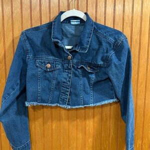 crop jean jacket